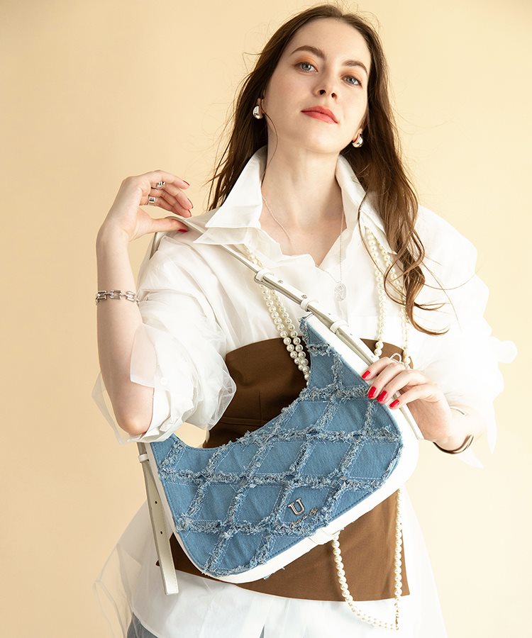 Terrine【テリーヌ】デニム ワンハンドルバッグ