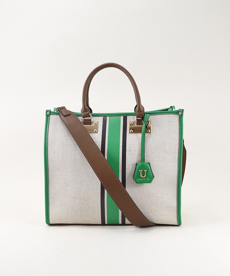 Parisian【パリジャン】ラインキャンバストート／Lサイズ