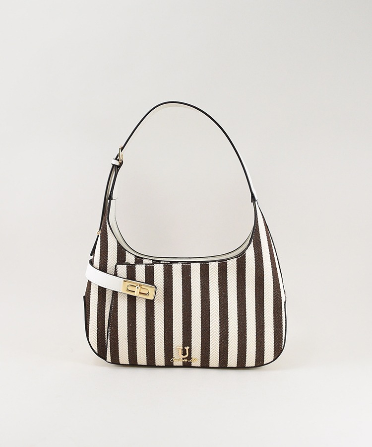 Plie【プリエ】キャンバスコンビワンハンドルバッグ