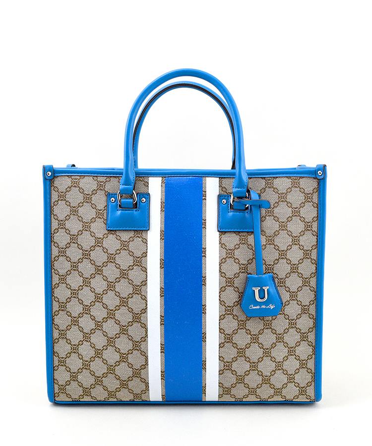 ジャガードライン Angle【アングル】トートバッグ／Lサイズ