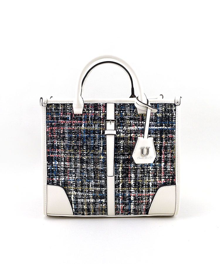 ツイードJuliangle【ジュリアングル】トートバッグ／Mサイズ