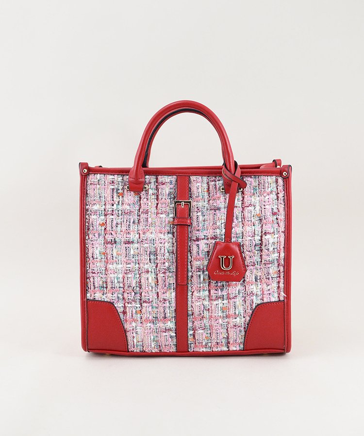 ツイードJuliangle【ジュリアングル】トートバッグ／Mサイズ