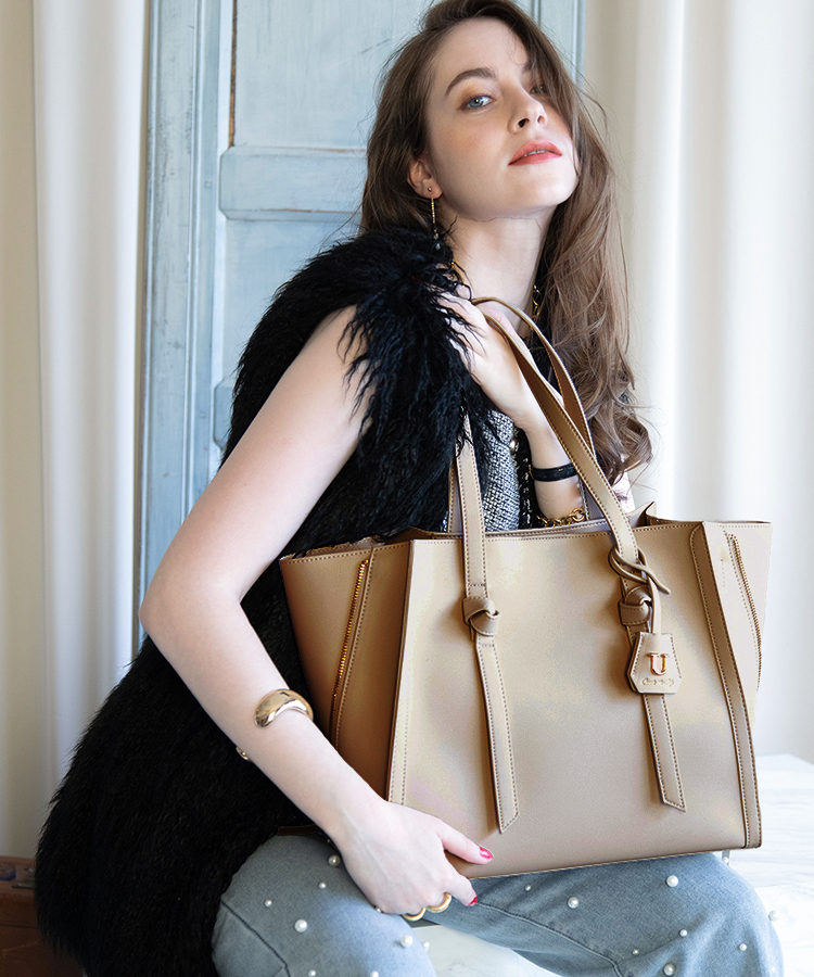 【WEB限定】Lier【リエール】ボヤージュトートバッグ／ショルダー付き