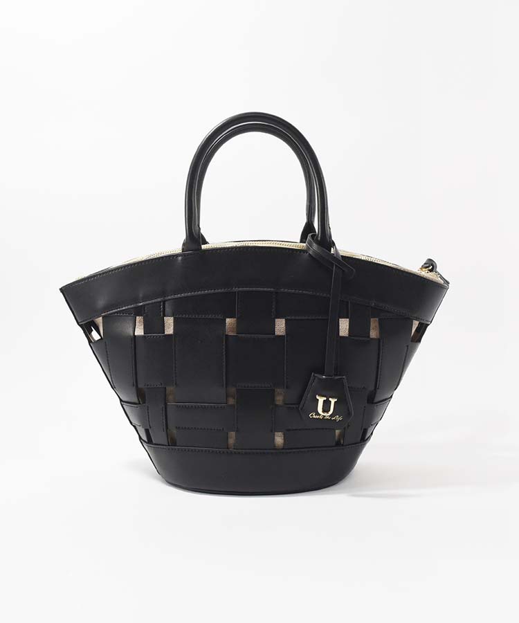 Quadrillage【カドリアージュ】バスケットバッグ