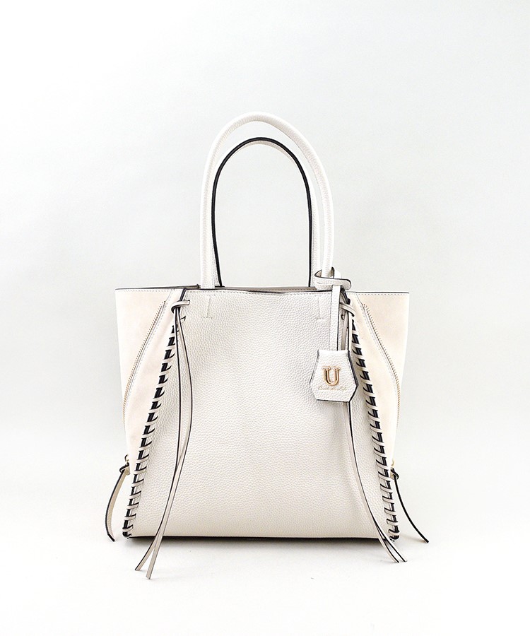 Point sac【ポワン サック】スエードコンビジッパートートバッグ