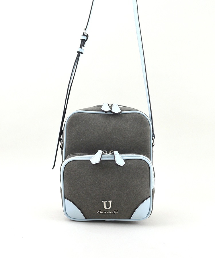 Multi poche【ムルティ ポッシュ】スエードショルダーバッグ