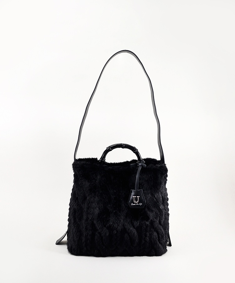 Sculpte【スキュルテ】ケーブルファーバンブー型ハンドルショルダーバッグ