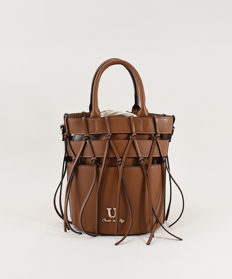 Tresse【トレセ】バスケットバッグ/ ショルダー付き