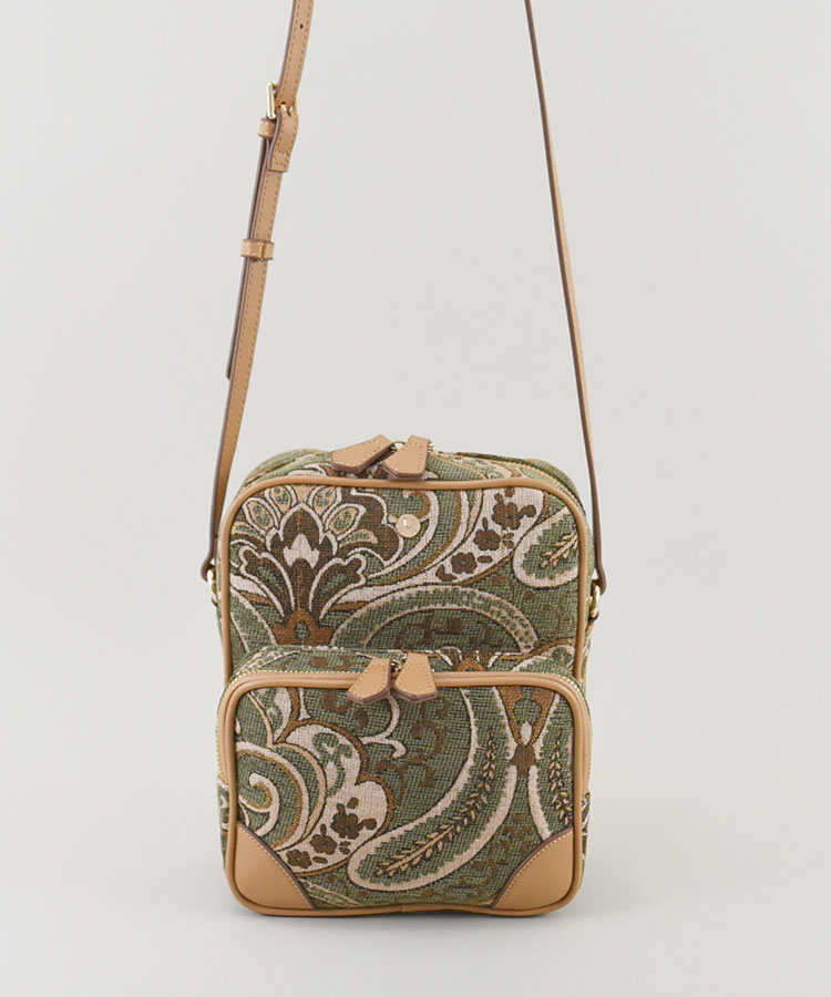 Multi poche【ムルティ ポッシュ】ペイズリーショルダーバッグ